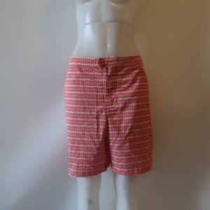 Mens Psycho Bunny Red White Bunny Crossbone Swim Trunks Shorts 2XL * COLOR: RED,